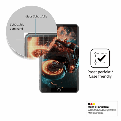 Besonders flexibler Displayschutz mit Anti-Shock-Schicht im Materialmix