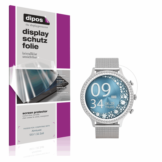 6x Schutzfolie klar für Aimiuvei S53 1.32 Zoll Display-Schutzfolie