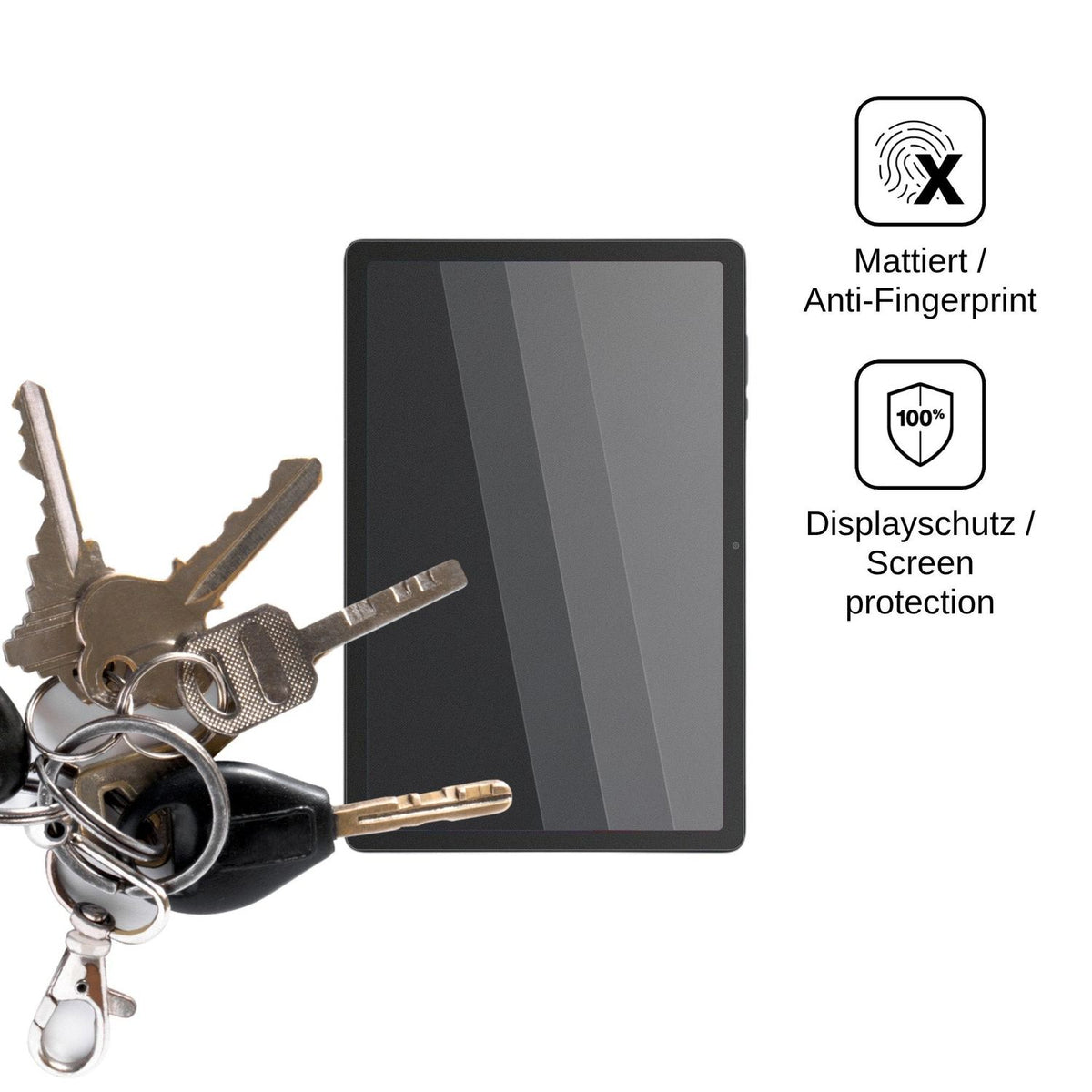 Blickschutzfolie für Aiwa Tab AS11 matt Schutzfolie Privacy