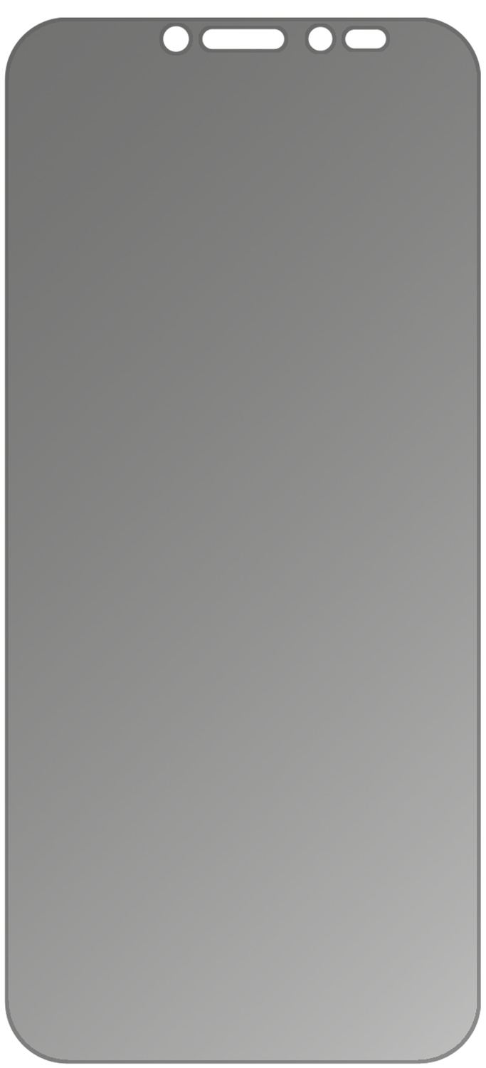 dipos Displayschutz für Alcatel 1S, mattierte Oberfläche, Blickschutzfilter und perfekter Passform