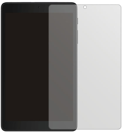 Alcatel3T 8 (2020) mit aufgebrachter dipos Displayschutzfolie, die lästige Fingerabdrücke minimiert