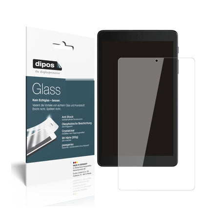 Klare Displayschutzfolie von dipos passend für Alcatel 3T 8 (2020), 9H kratzfest und blasenfrei montiert