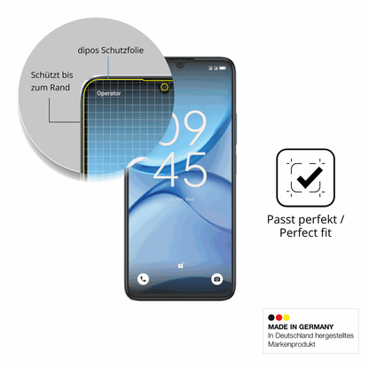 Besonders flexibler Displayschutz mit Anti-Shock-Schicht im Materialmix
