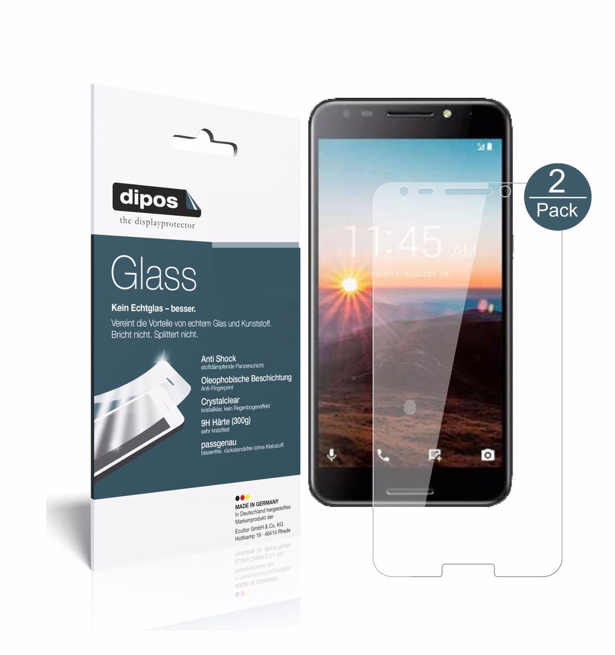 Perfekte Passform und ultimative Qualität: Unser 9H Panzerglas bietet Schutz für Alcatel-A7