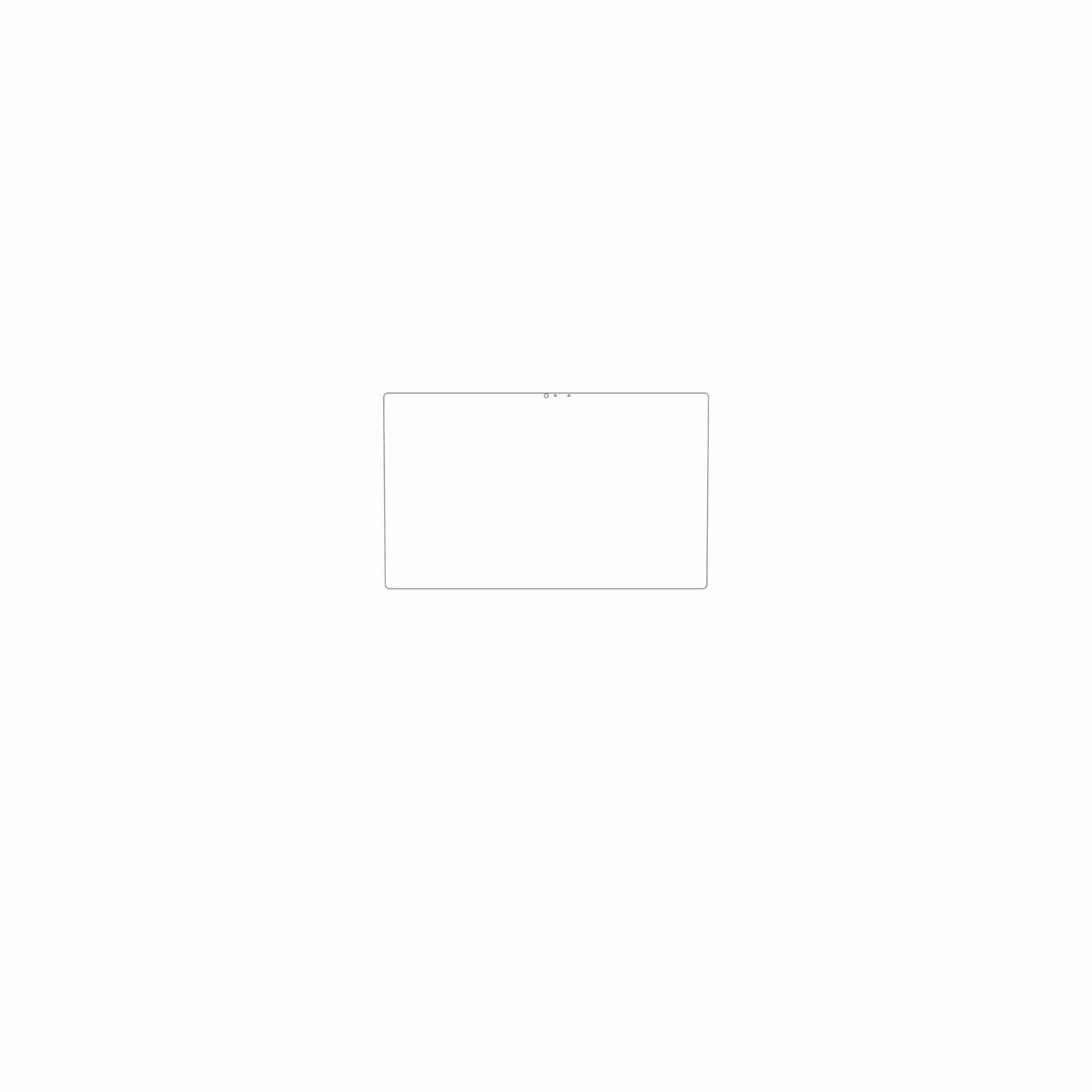 dipos Displayschutz für Alienware Pro 15 Essential PV15250, mattierte Oberfläche, geringe Dicke und perfekte Passform