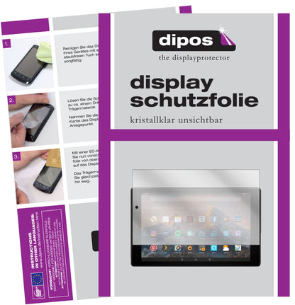 2x Schutzfolie klar für Amazon Fire HD 10 (2019) Display-Schutzfolie