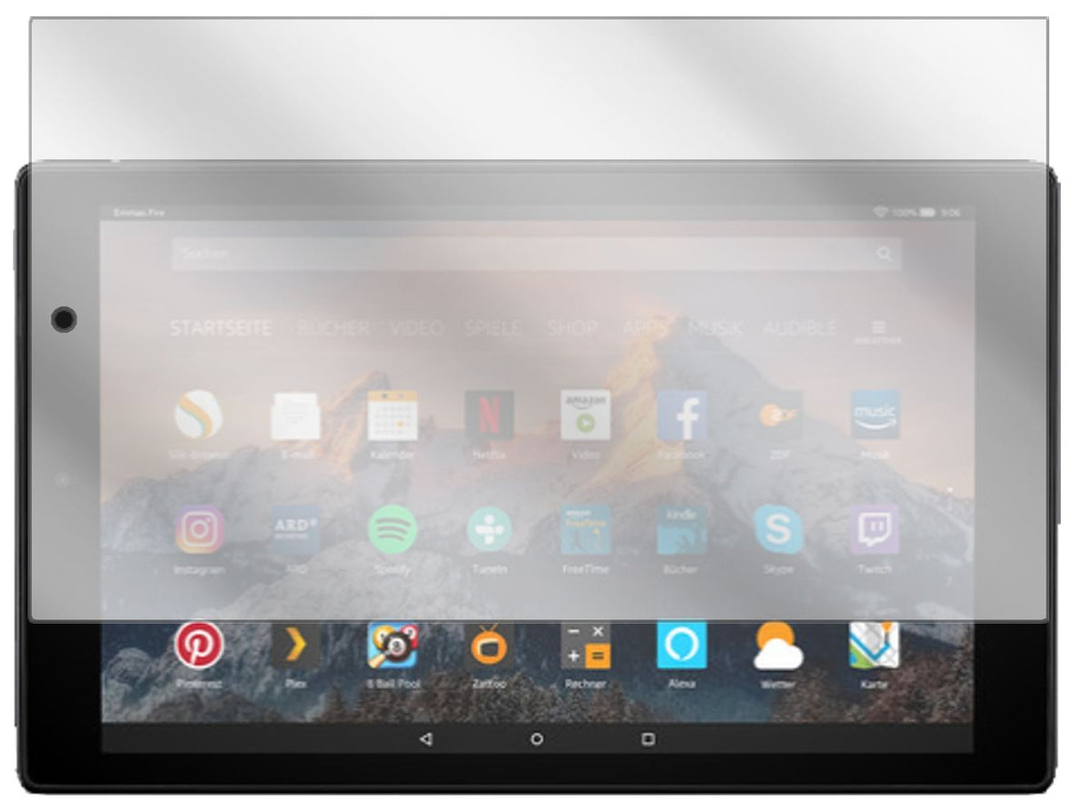 2x Schutzfolie klar für Amazon Fire HD 10 (2019) Display-Schutzfolie