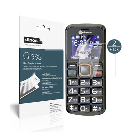 Perfekte Passform und ultimative Qualität: Unser 9H Panzerglas bietet Schutz für Amplicomms-PowerTel M6300