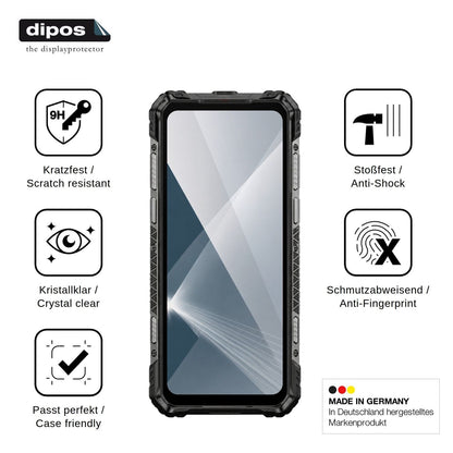 2x 9H Schutzfolie für Ulefone Armor 35 Pro Panzerfolie