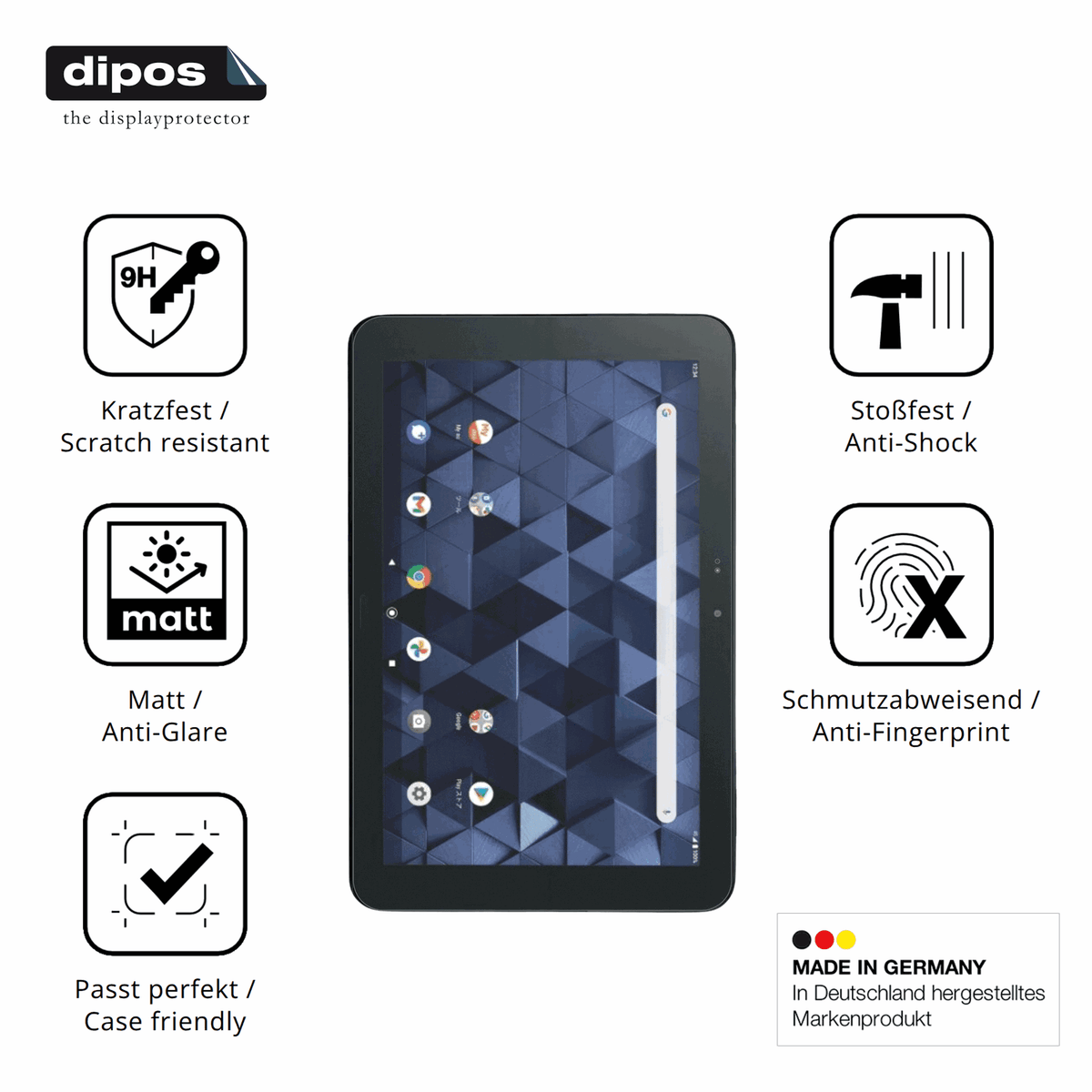 Displayschutz hergestellt in Deutschland, h�chste Qualit�t made in Germany