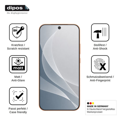 2x 9H Schutzfolie matt für Oppo K14 Plus Panzerfolie