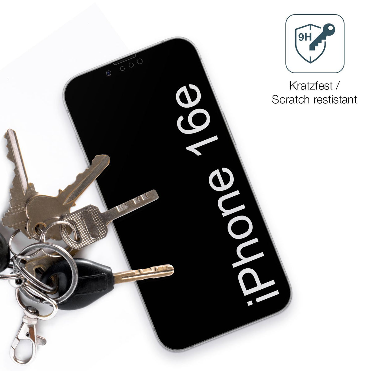 dipos Displayschutz für Apple iPhone 16e, mattierte Oberfläche, robuste Festigkeit und perfekte Passform