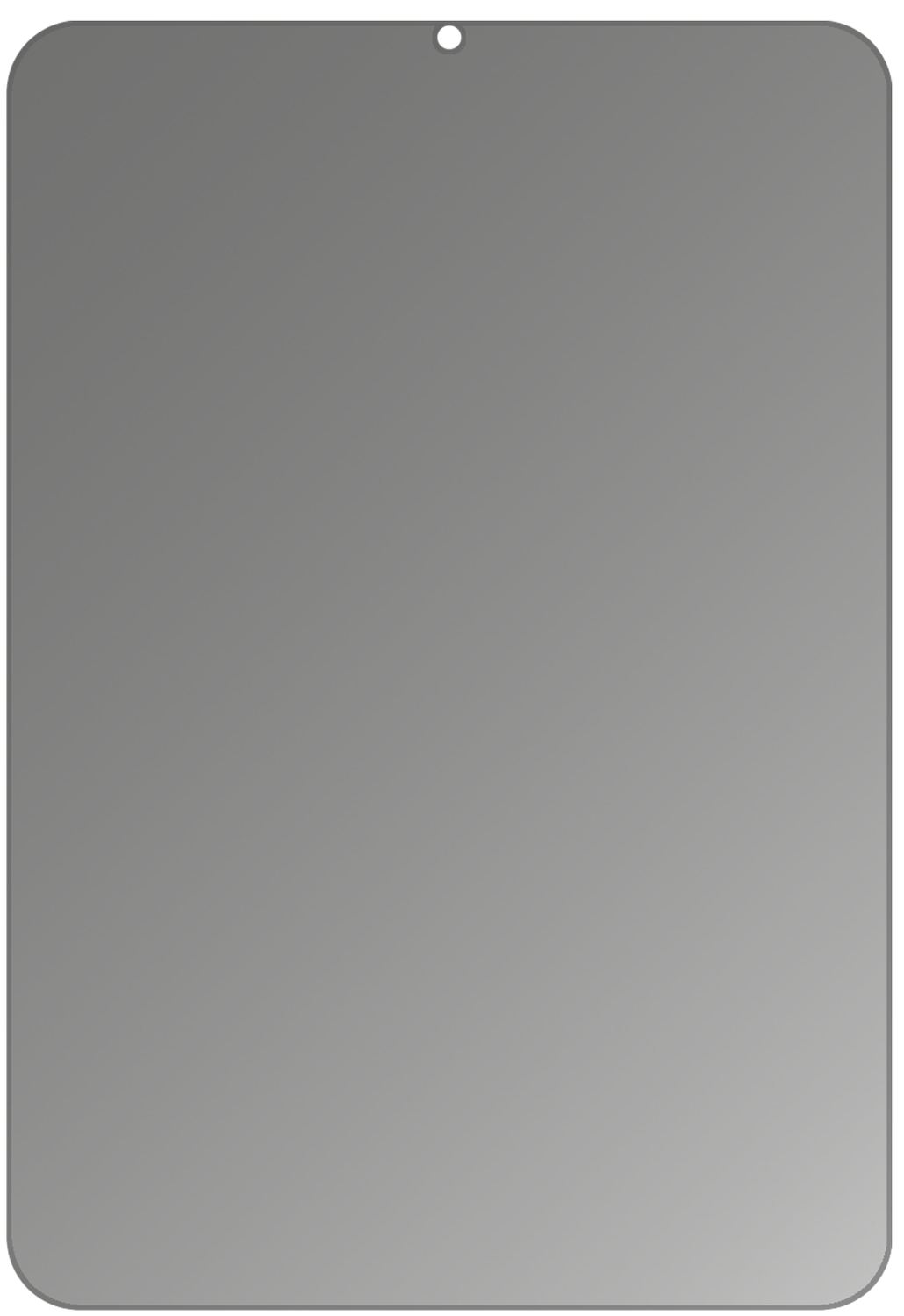 dipos Displayschutz für Apple iPad mini 6, mattierte Oberfläche, Blickschutzfilter und perfekter Passform