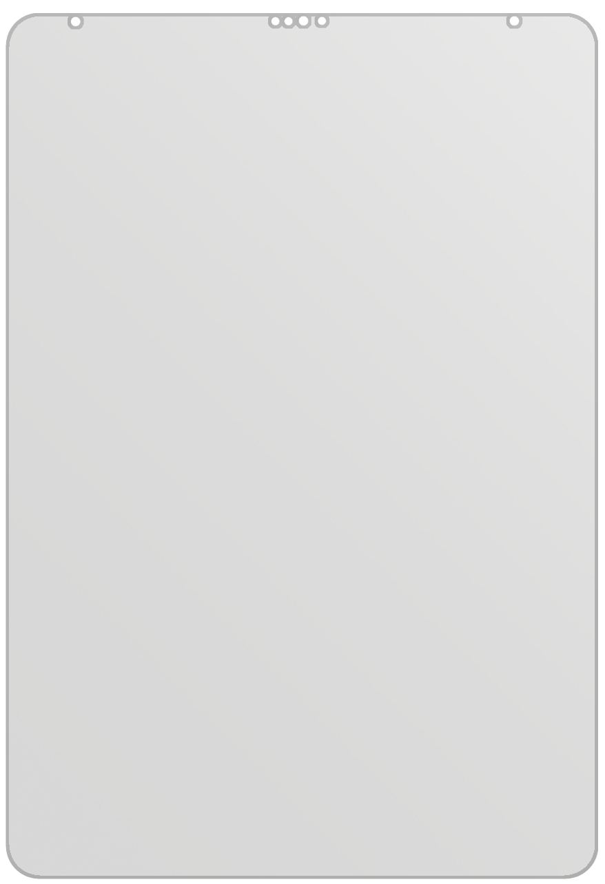 dipos Displayschutz für Apple iPad Pro 11 Zoll (2020), mattierte Oberfläche, geringe Dicke und perfekte Passform