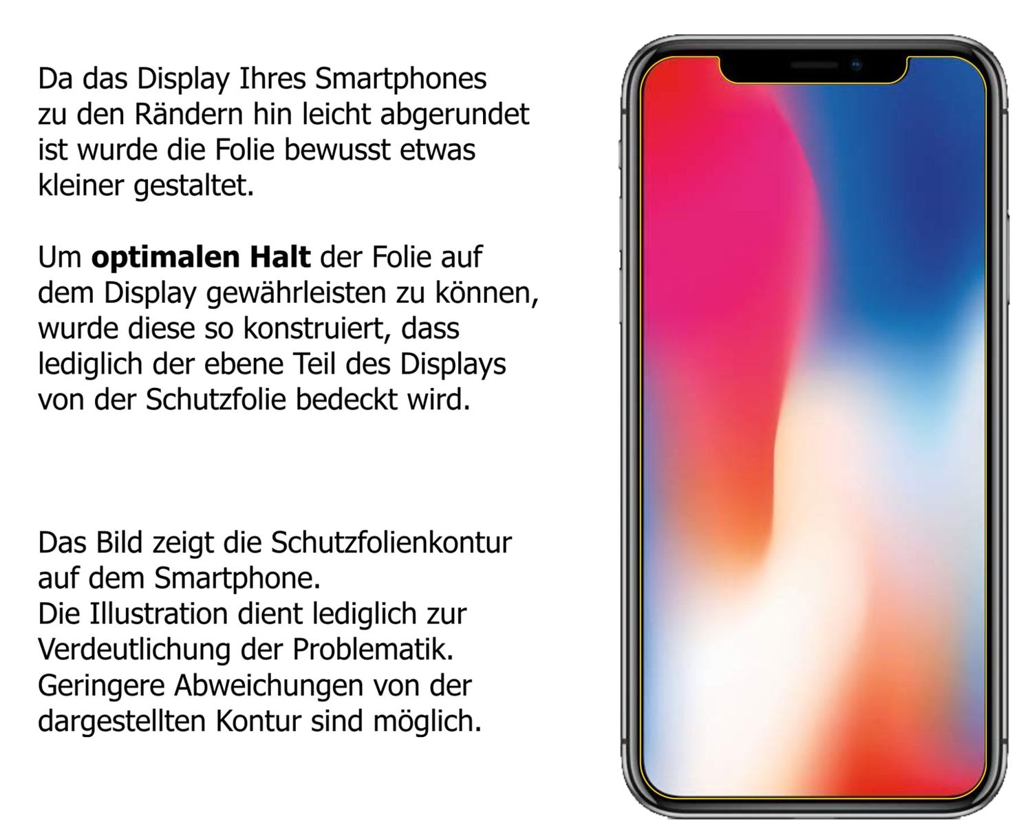 Dünne und klare Folie passend zugeschnitten für Apple iPhone 11 Pro Max