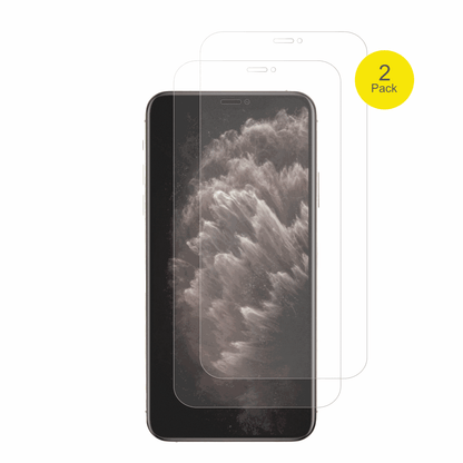AppleiPhone 11 Pro Max mit aufgebrachter dipos Flex Schutzfolie, glasklare Darstellung ohne Einschränkungen