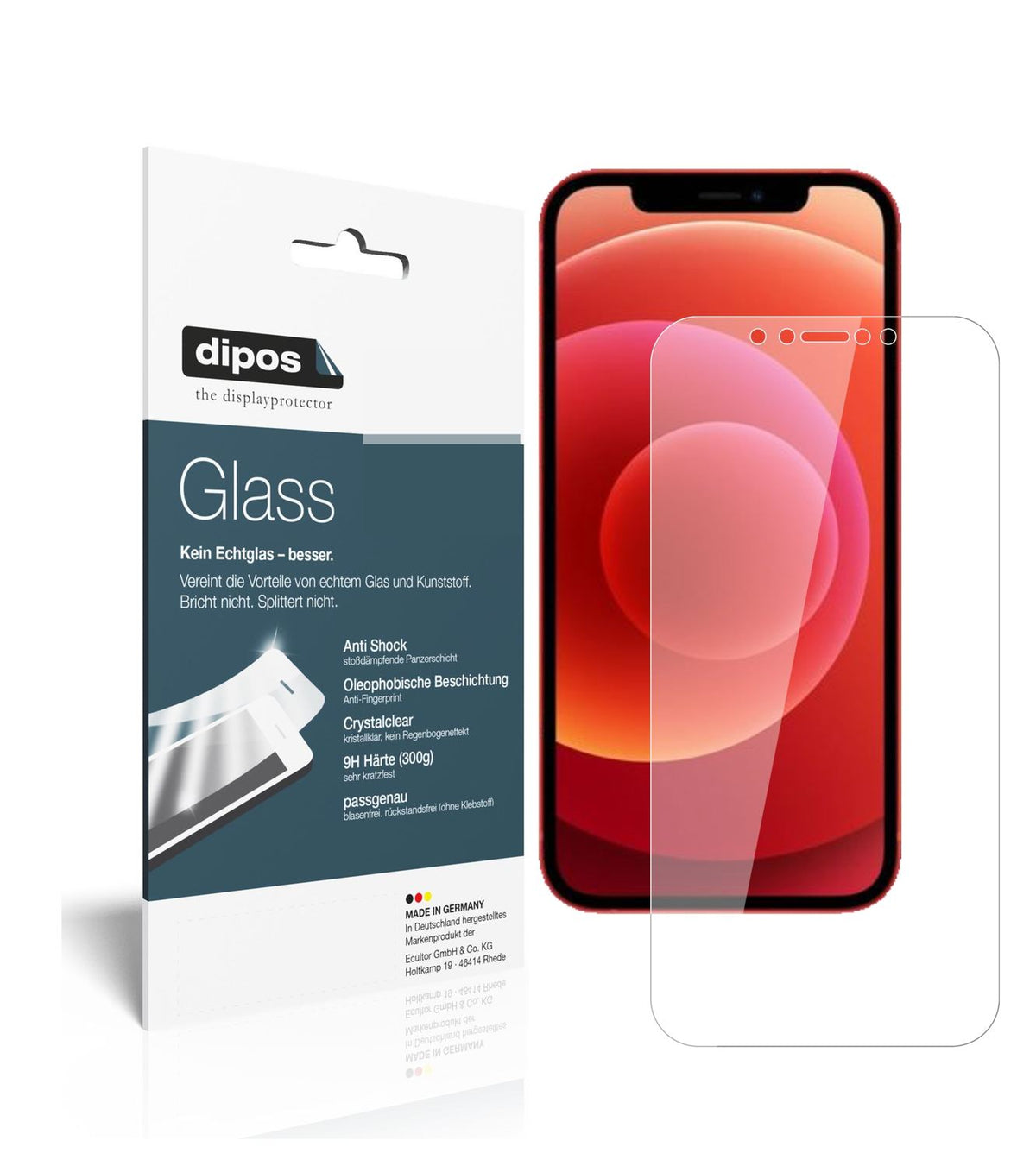 Perfekte Passform und ultimative Qualität: Unser 9H Panzerglas bietet Schutz für Apple-iPhone 12 mini