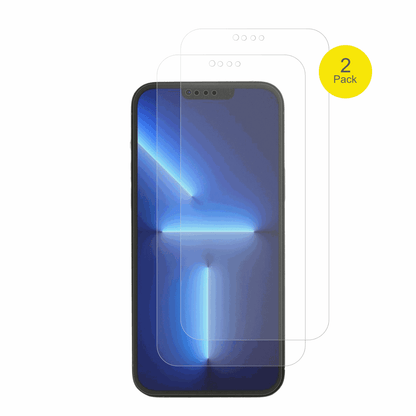 AppleiPhone 13 Pro Max mit aufgebrachter dipos Flex Schutzfolie, glasklare Darstellung ohne Einschränkungen
