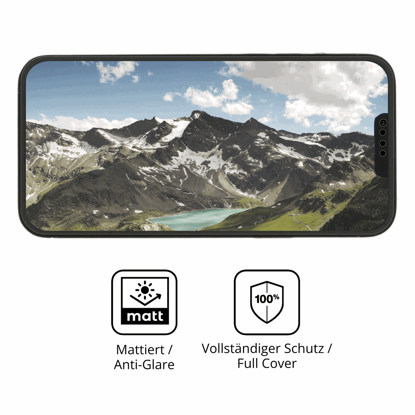 Flexible TPU-Folie passend zugeschnitten für Apple iPhone 13, vollständige Abdeckung