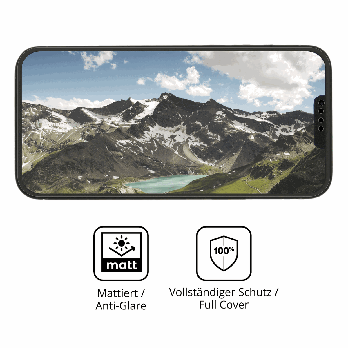 Flexible TPU-Folie passend zugeschnitten für Apple iPhone 13, vollständige Abdeckung