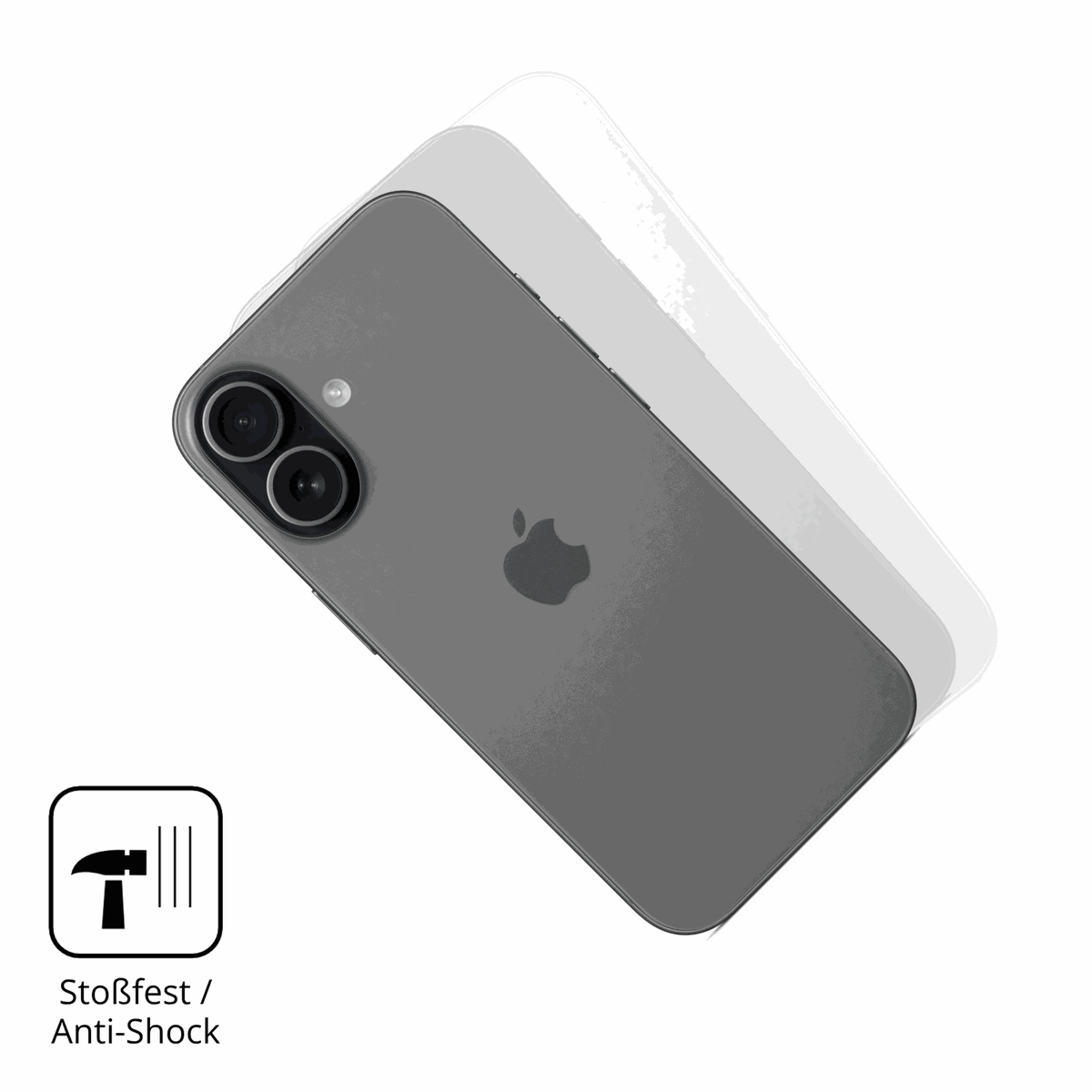 Schutz gegen Kratzer auf dem Apple iPhone 17 Rückseite Glas durch Schlüssel, Stöße gegen die Tischkante oder Stürze