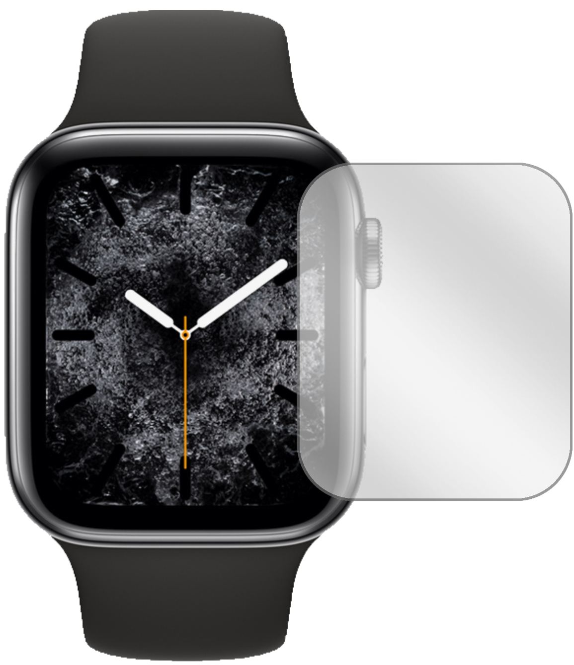 2x Schutzfolie klar für Apple Watch Series 5 (40mm) Display-Schutzfolie