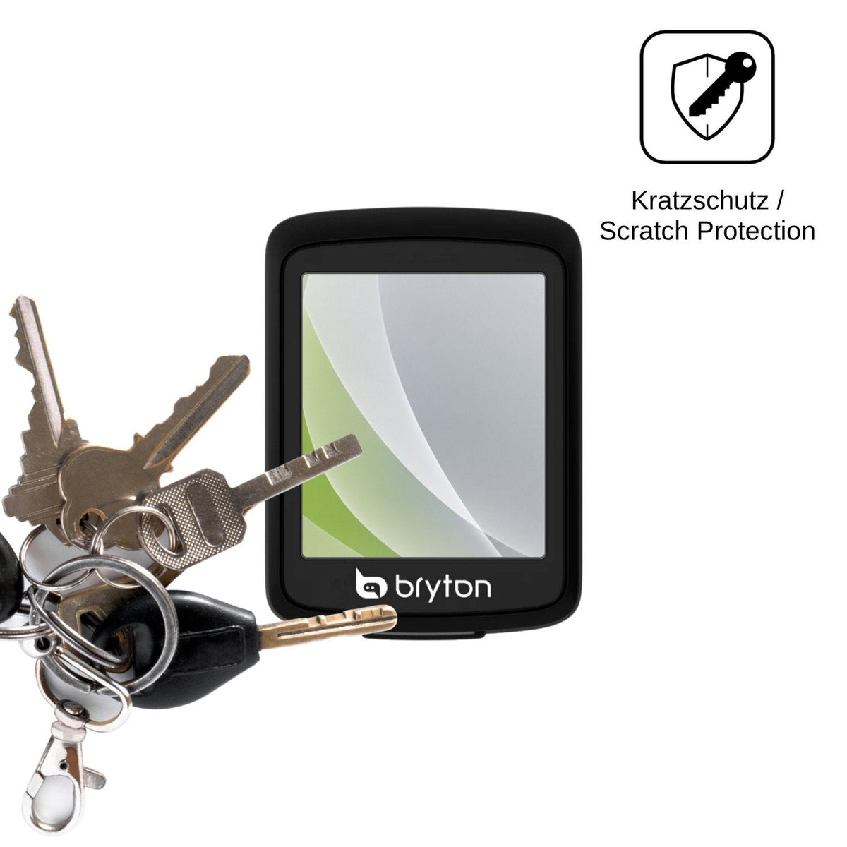 4x Schutzfolie matt für Bryton Rider E10 Display-Schutzfolie