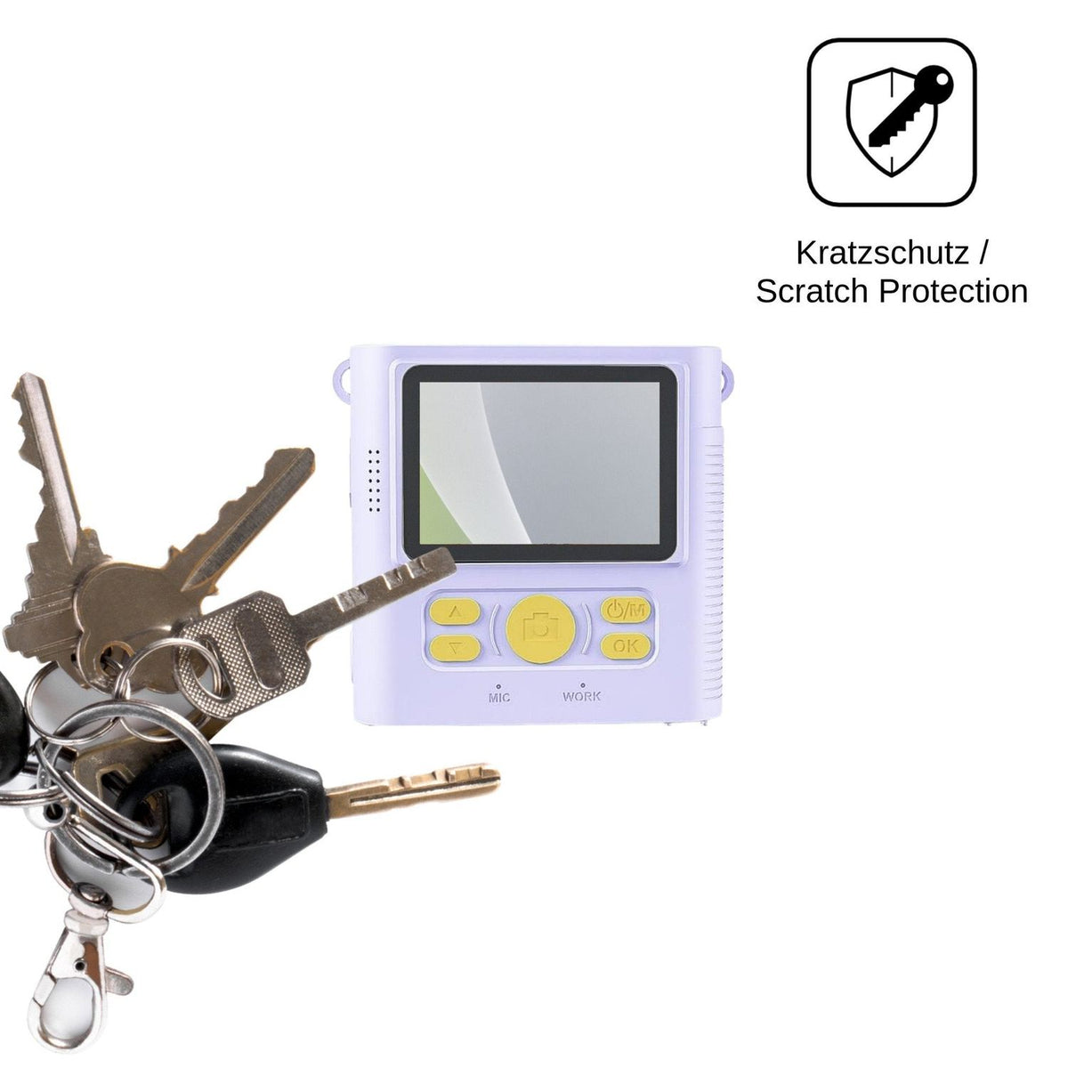 4x Schutzfolie matt für CKATE ABS-681B Display-Schutzfolie