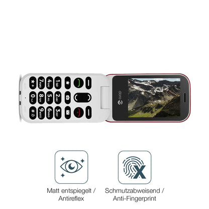 9H Hartbeschichtete, flexible Folie passend zugeschnitten für Doro 6040