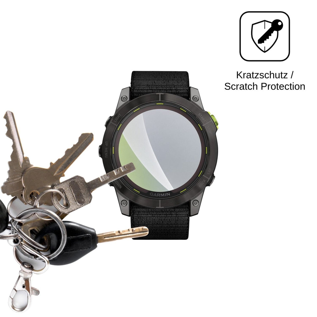 6x Schutzfolie matt für Garmin Enduro 2 Display-Schutzfolie