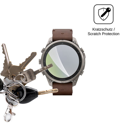 6x Schutzfolie matt für Garmin Fenix 9 Display-Schutzfolie