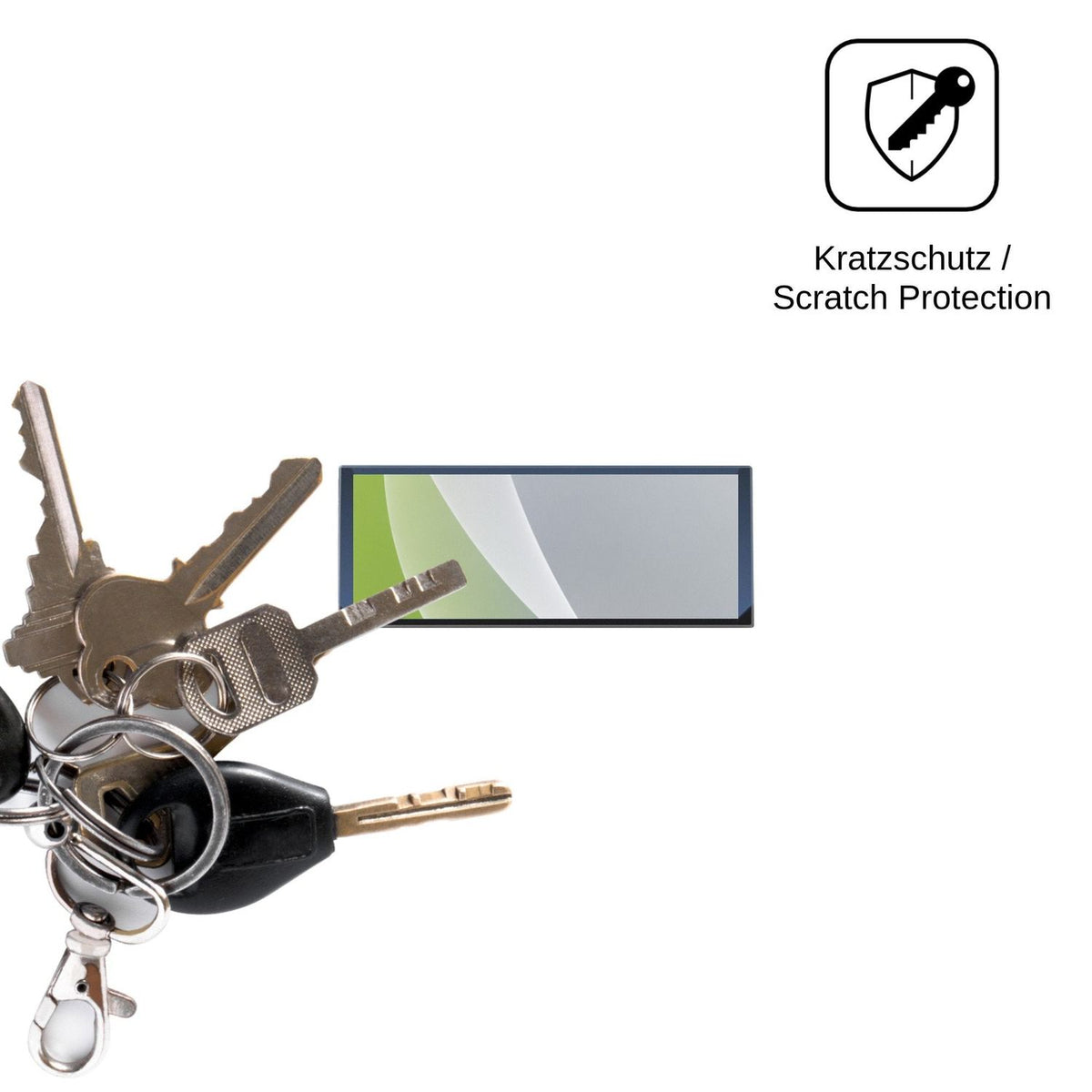 2x Schutzfolie matt für Krunia T52 Display-Schutzfolie