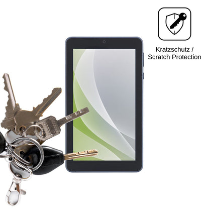 2x Schutzfolie matt für ONN Surf Tablet 7 Display-Schutzfolie