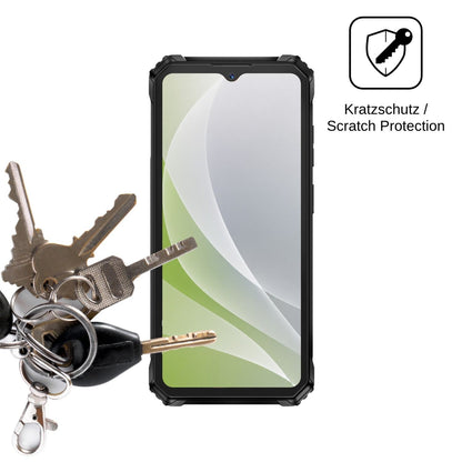 4x Schutzfolie matt für Oukitel G6 Display-Schutzfolie