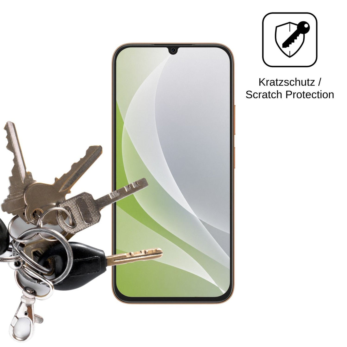 4x Schutzfolie matt für Realme C01 Display-Schutzfolie