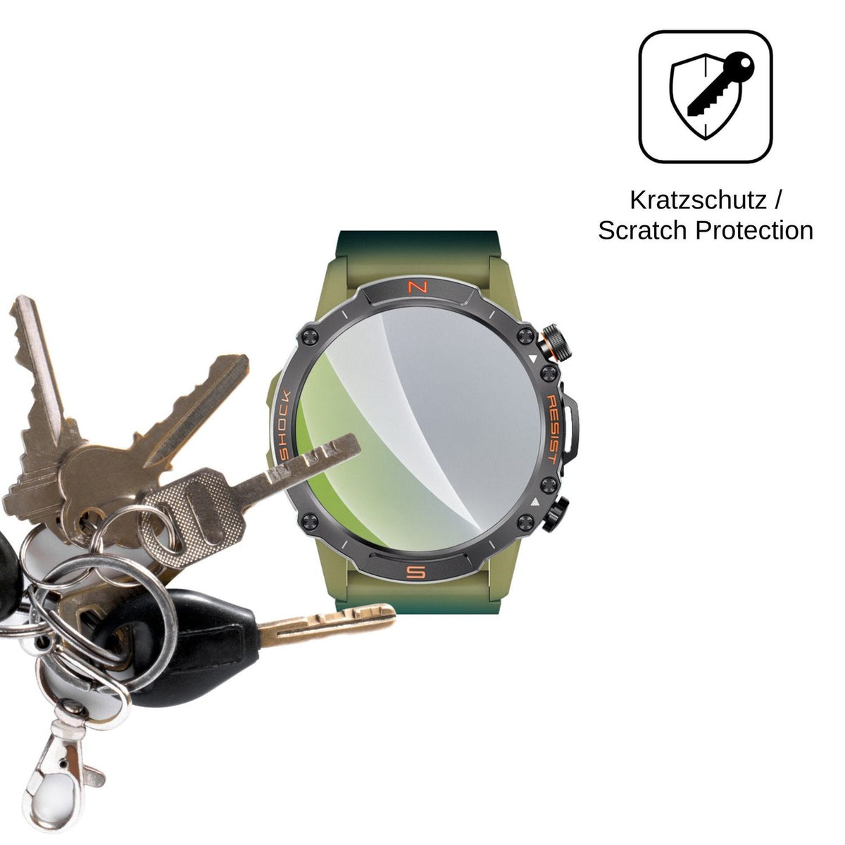 6x Schutzfolie matt für WalkerFit Motion 6 Display-Schutzfolie