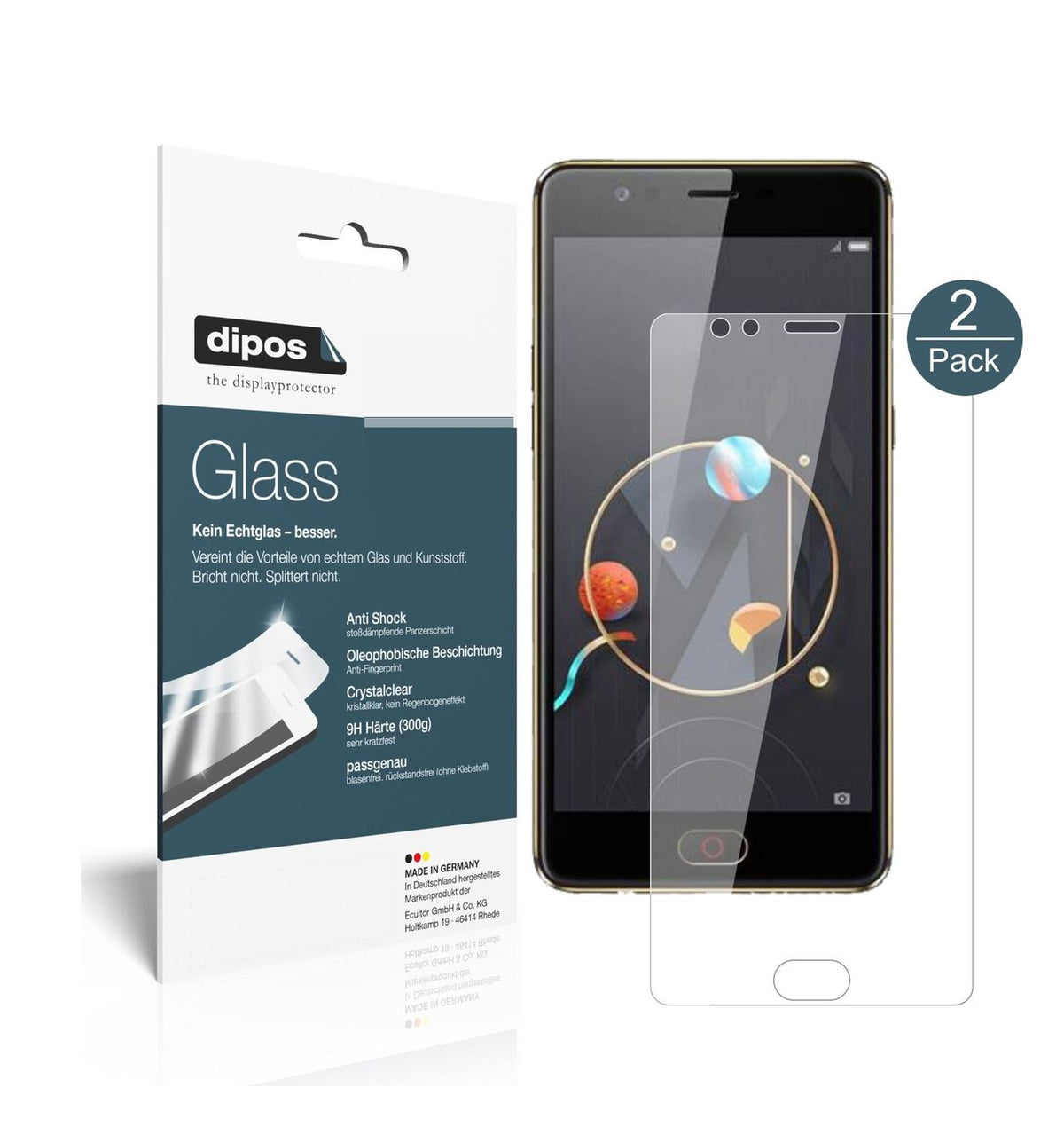 Perfekte Passform und ultimative Qualität: Unser 9H Panzerglas bietet Schutz für Archos-Diamond Alpha