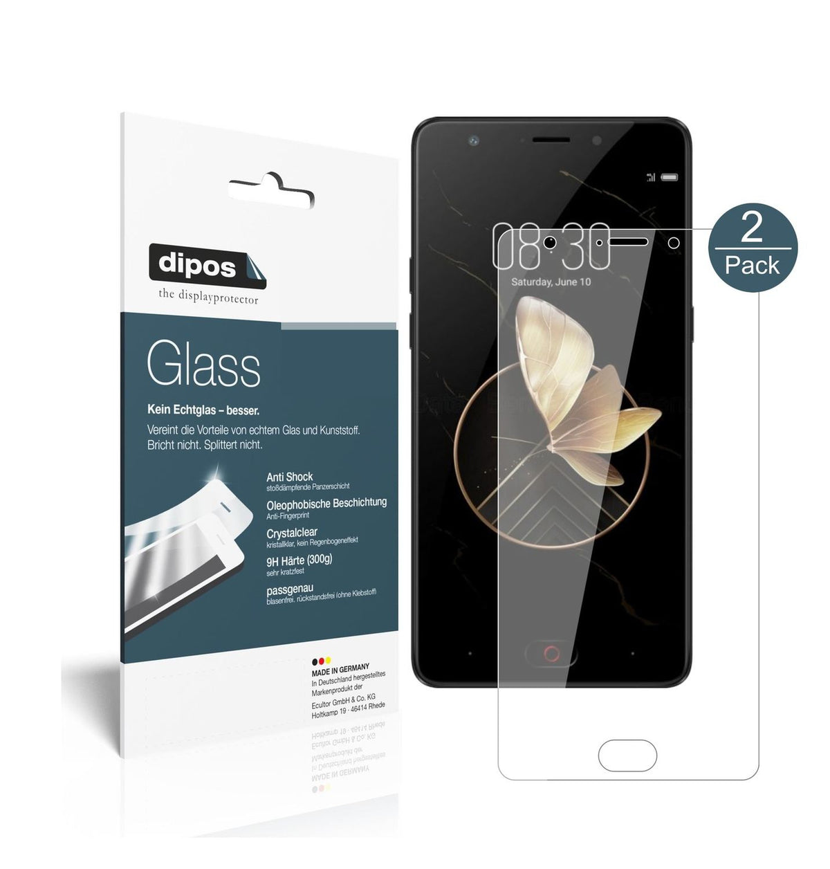 Perfekte Passform und ultimative Qualität: Unser 9H Panzerglas bietet Schutz für Archos-Diamond Gamma