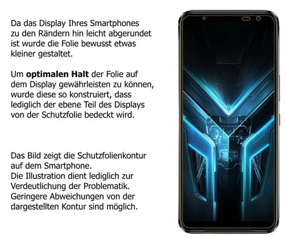 Schutzfolie mit optimaler Passform, zur Verwendung mit Hüllen geeignet