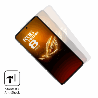 Schutz gegen Kratzer auf dem Asus Rog Phone 8 Pro Glas durch Schlüssel oder Ähnliches
