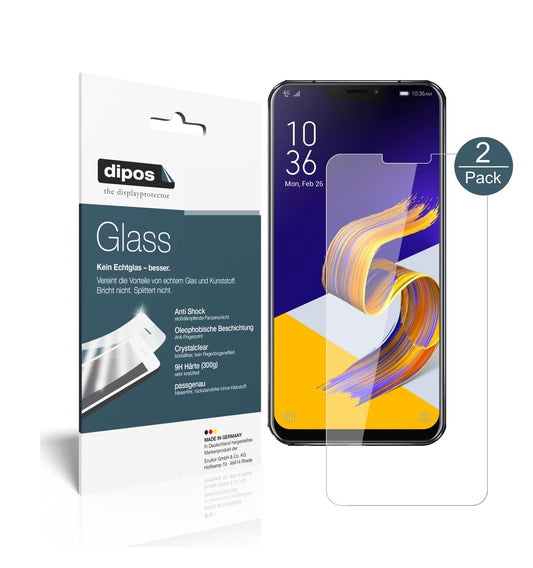 Perfekte Passform und ultimative Qualität: Unser 9H Panzerglas bietet Schutz für Asus-Zenfone 5Z ZS620KL