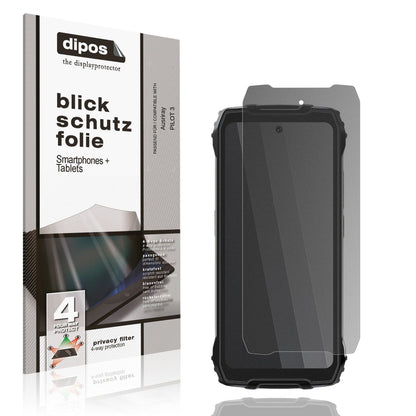Blickschutzfolie für Ausriray PILOT 3 matt Schutzfolie Privacy