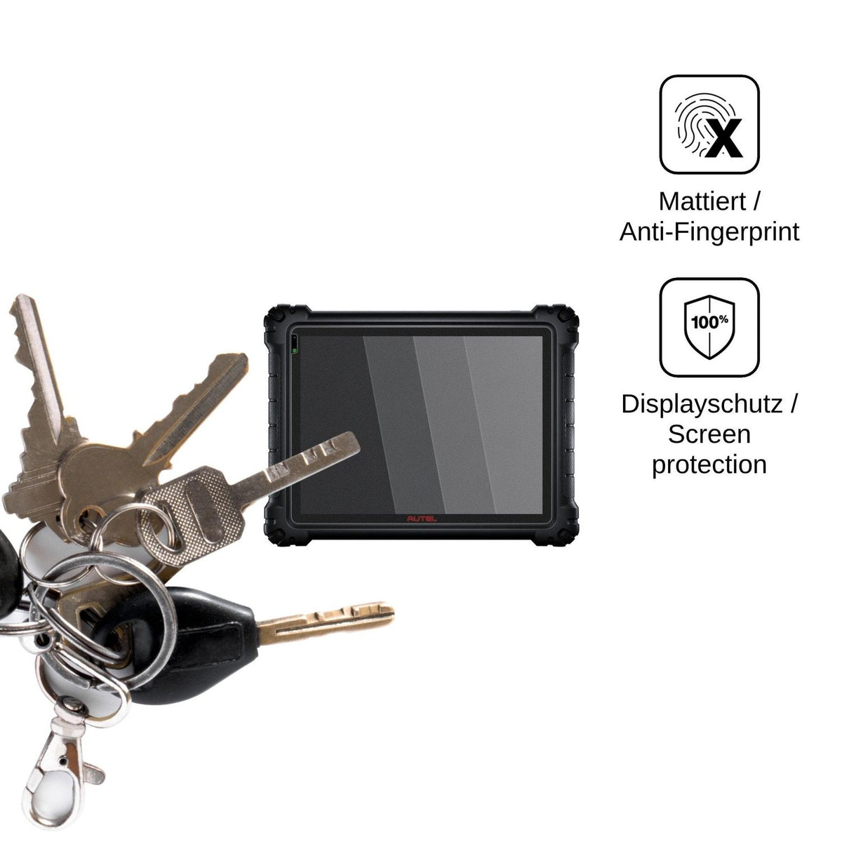 Blickschutzfolie für Autel MaxiSYS Ultra S2 matt Schutzfolie Privacy