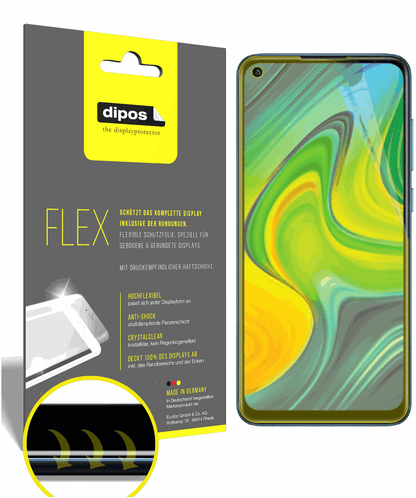 3x 3D Full Cover Schutzfolie für Xiaomi Redmi Note 9