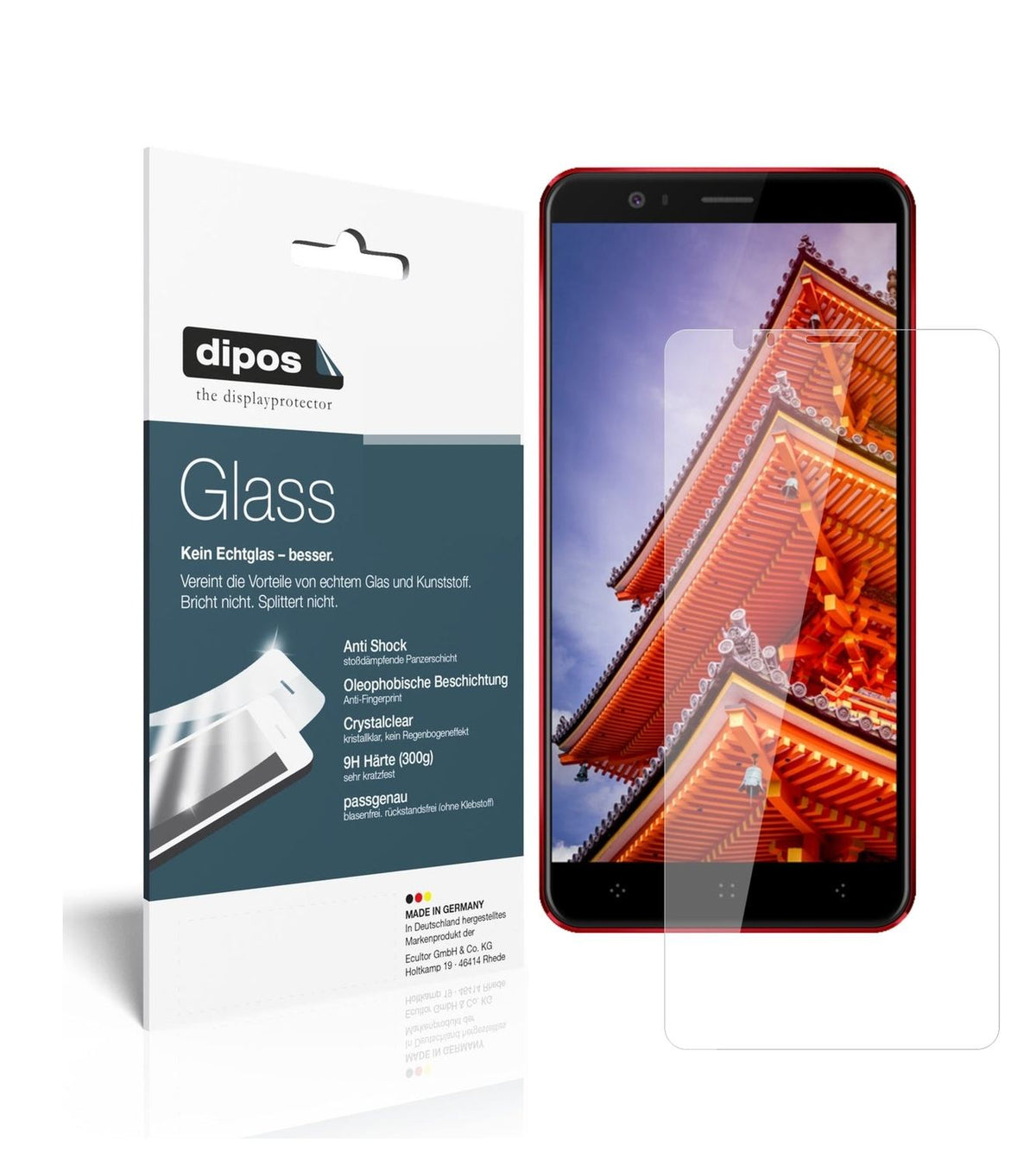 1x 9H Schutzfolie für Elephone P8 3D Panzerfolie