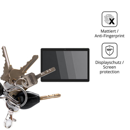 dipos Displayschutz für BEYNIVAN L60, mattierte Oberfläche, Blickschutzfilter und perfekter Passform