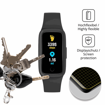 dipos Displayschutz für Biggerfive Vigor 3, transparente Oberfläche, geringe Dicke und perfekte Passform