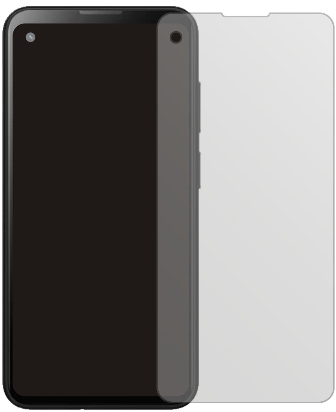 BlackviewBL5000 mit aufgebrachter dipos Displayschutzfolie, die lästige Fingerabdrücke minimiert