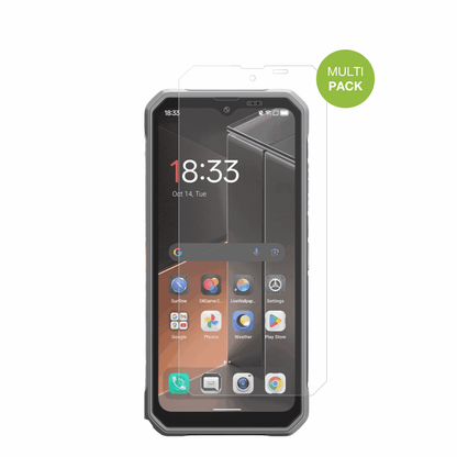 BlackviewFort 100 mit aufgebrachter dipos Displayschutzfolie, die lästige Fingerabdrücke minimiert