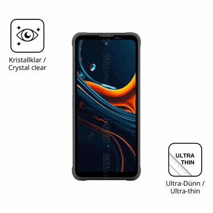 Dünne und klare Folie passend zugeschnitten für Blackview Fort 5